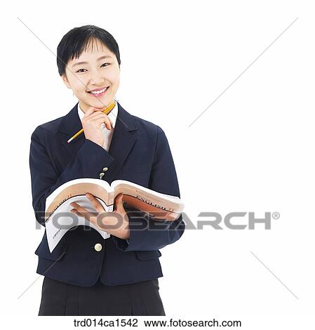 person, Asian, Korean, teenager, high school student, student, school uniform View Large Photo Image Stock Image - person, Asian, Korean, teenager, high school student, student, school uniform. Fotosearch