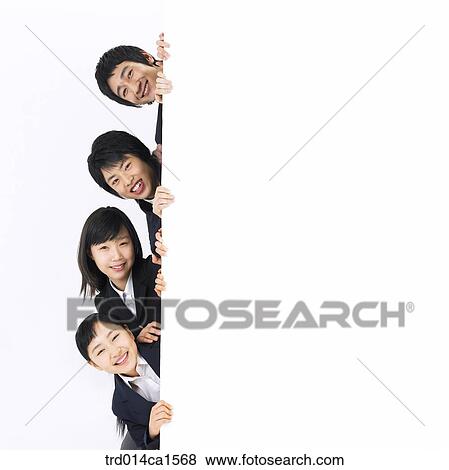 Stock Photo - person, Asian, Korean, teenager, high school student, student, school uniform. Fotosearch