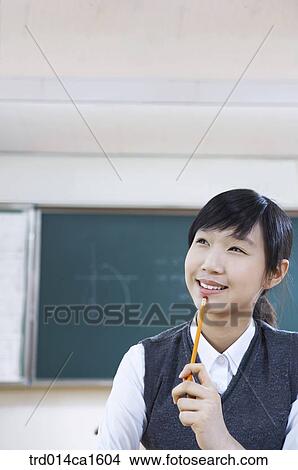 person, Asian, Korean, teenager, high school student, student, school View Large Photo Image Picture - person, Asian, Korean, teenager, high school student, student, school. Fotosearch