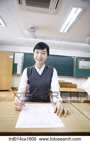 person, Asian, Korean, teenager, high school student, student, school View Large Photo Image Stock Photography - person, Asian, Korean, teenager, high school student, student, school. Fotosearch