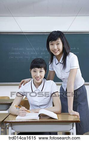 person, Asian, Korean, teenager, high school student, student, school View Large Photo Image Stock Photography - person, Asian, Korean, teenager, high school student, student, school. Fotosearch