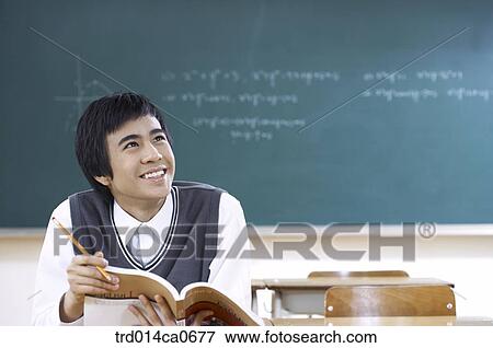 textbook, school uniform, classroom, Korean, boy View Large Photo Image Stock Photo - textbook, school uniform, classroom, Korean, boy. Fotosearch