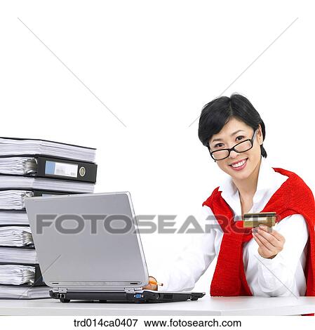 cardigan, young, woman, suit, job, card View Large Photo Image Stock Photo - cardigan, young, woman, suit, job, card. Fotosearch