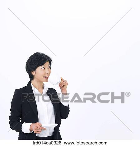 Stock Photograph - object, Asian, smile, business, person, shirt. Fotosearch