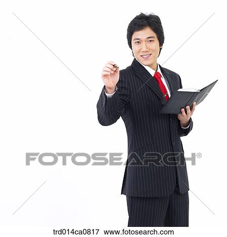 Stock Photo - person, Asian, boy, Korean, business. Fotosearch