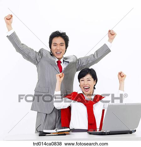 Stock Photo - person, Asian, boy, woman, Korean. Fotosearch