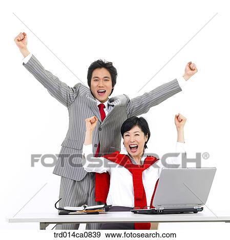 Stock Photo - person, Asian, boy, woman, Korean. Fotosearch
