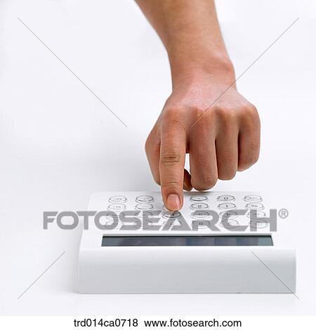 economy, calculator, object, push, button, person, hand View Large Photo Image Stock Photo - economy, calculator, object, push, button, person, hand. Fotosearch