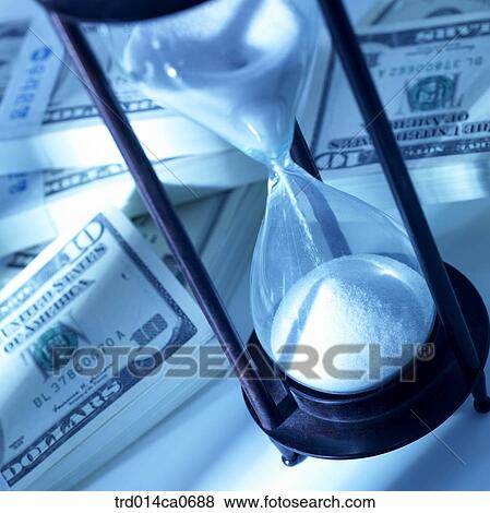 economy, dollar, money, sandglass, bill, concept, blue View Large Photo Image Stock Photo - economy, dollar, money, sandglass, bill, concept, blue. Fotosearch