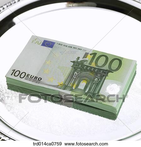 economy, money, euro, plate, bill, concept View Large Photo Image Stock Photo - economy, money, euro, plate, bill, concept. Fotosearch