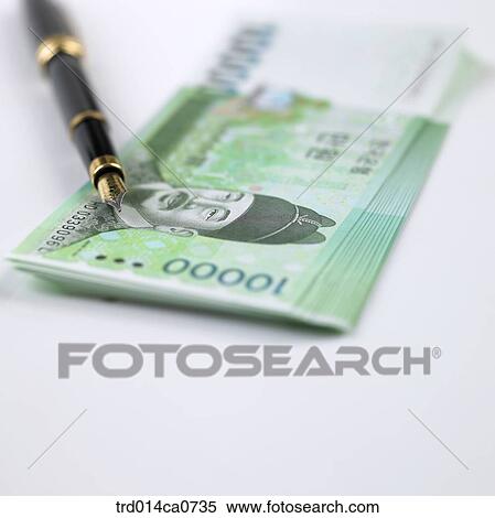 economy, object, money, fountain pen, new note, bill View Large Photo Image Stock Photography - economy, object, money, fountain pen, new note, bill. Fotosearch