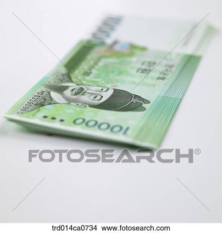 Picture - economy, object, money, new note, bill, concept. Fotosearch