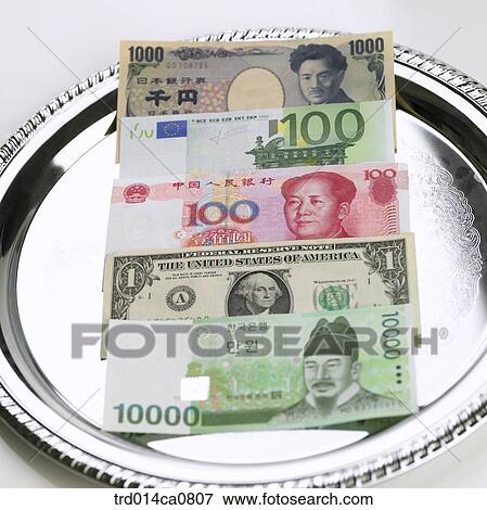 Stock Photo - object, object, finance, economy, plate, plate, money. Fotosearch