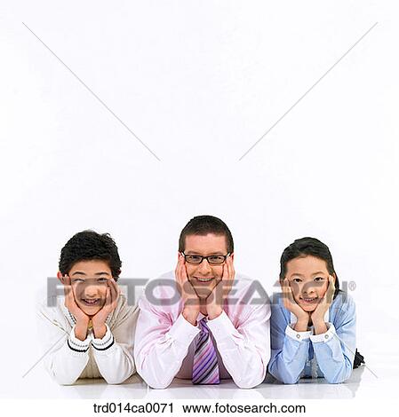 Stock Image - education, boy, object, Asian, white man. Fotosearch