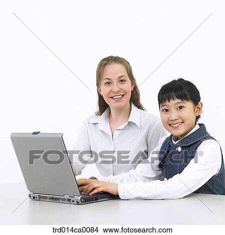 education, notebook, object, Asian, smile, white man View Large Photo Image Picture - education, notebook, object, Asian, smile, white man. Fotosearch