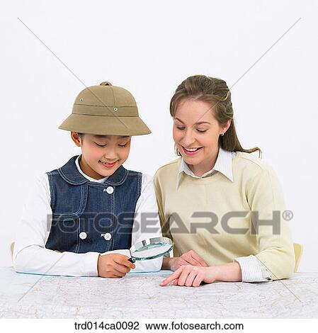 observation, education, object, magnifier, Asian, hat View Large Photo Image Stock Image - observation, education, object, magnifier, Asian, hat. Fotosearch