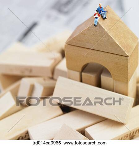 block, house, model house, model, concept, real estate View Large Photo Image Stock Photography - block, house, model house, model, concept, real estate. Fotosearch