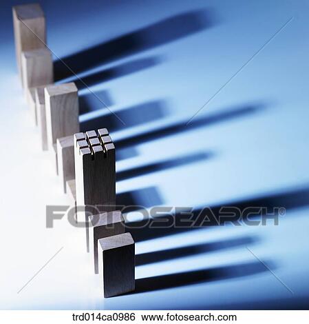 Stock Photograph - block, model, shadow, concept, real estate. Fotosearch