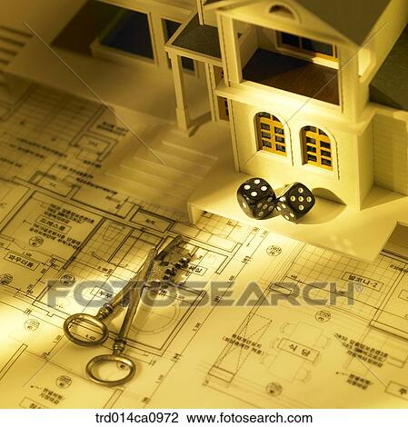 house, house, model, dice, key, golden key, plan View Large Photo Image Stock Image - house, house, model, dice, key, golden key, plan. Fotosearch