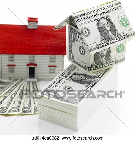 object, house, model house, house, model, money, bill View Large Photo Image Stock Image - object, house, model house, house, model, money, bill. Fotosearch
