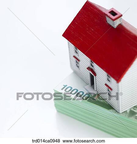 object, house, model house, house, model, money, bill View Large Photo Image Stock Photo - object, house, model house, house, model, money, bill. Fotosearch
