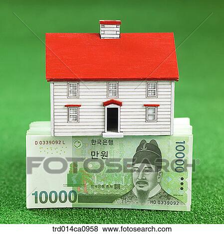 object, house, model house, house, model, money, bill View Large Photo Image Stock Photo - object, house, model house, house, model, money, bill. Fotosearch