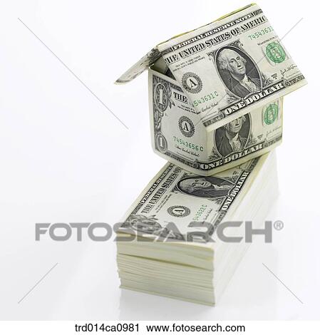 object, house, model house, model, money, bill, money View Large Photo Image Stock Image - object, house, model house, model, money, bill, money. Fotosearch