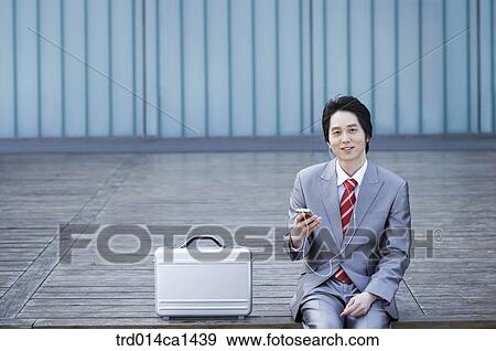 Stock Photo - person, Asian, boy, outdoor, daytime. Fotosearch