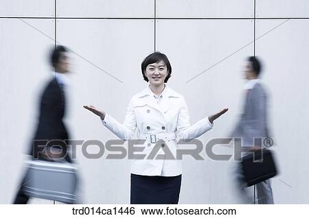 Stock Photograph - person, Asian, boy, woman, outdoor. Fotosearch