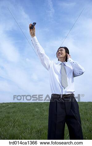 Stock Photograph - person, Asian, boy, outdoor, rest. Fotosearch