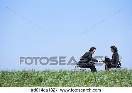 Stock Photo - person, Asian, boy, woman, outdoor. Fotosearch