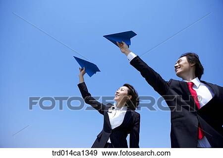 Stock Photo - person, Asian, boy, woman, outdoor. Fotosearch