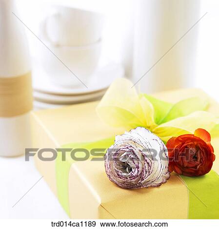 object, flower, rose, gift box, ribbon, decoration View Large Photo Image Stock Photo - object, flower, rose, gift box, ribbon, decoration. Fotosearch
