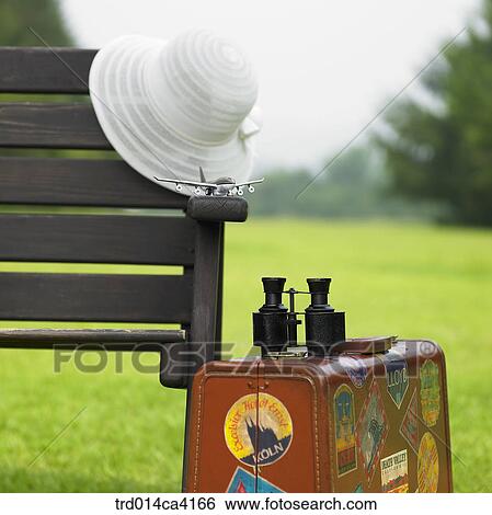 chair, hat, cap, white, bag, suitcase, telescope View Large Photo Image Stock Photograph - chair, hat, cap, white, bag, suitcase, telescope. Fotosearch