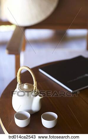 indoor, dinnertable, table, kettle, cup, winecup View Large Photo Image Stock Image - indoor, dinnertable, table, kettle, cup, winecup. Fotosearch