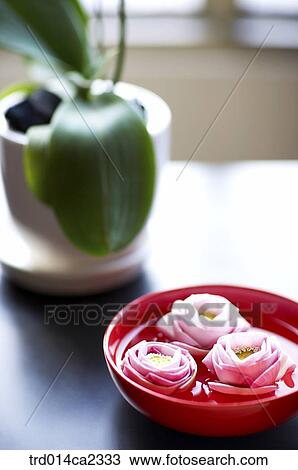 Stock Image - indoor, table, table, vessel, receptacle, container. Fotosearch