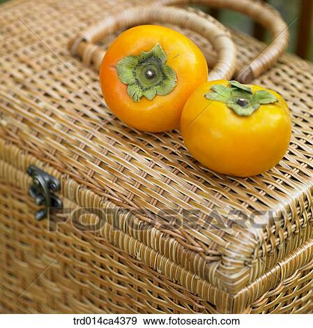 fruit, persimmon, basket, autumn, fall View Large Photo Image Stock Photo - fruit, persimmon, basket, autumn, fall. Fotosearch