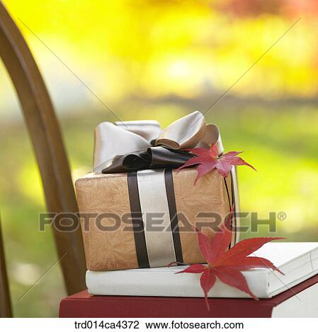 gift, fall, present, books, book, ribbon, autumn View Large Photo Image Stock Image - gift, fall, present, books, book, ribbon, autumn. Fotosearch