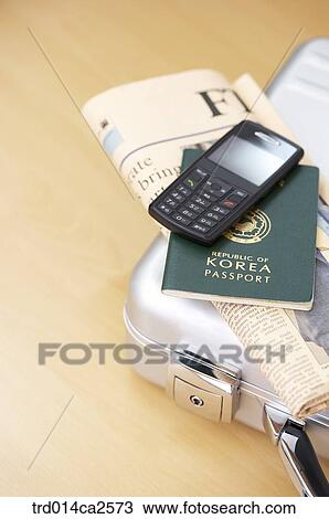 severalthings, indoor, stilllife, newspaper, cellphone, passport, knapsack View Large Photo Image Stock Image - severalthings, indoor, stilllife, newspaper, cellphone, passport, knapsack. Fotosearch