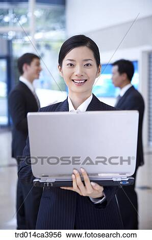 Stock Photograph - person, people, guy, woman, three, smallgroupofpeople. Fotosearch