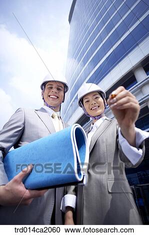 Stock Image - person, people, severalhumanrace, westernperson, coucasian, oriental, orientals. Fotosearch