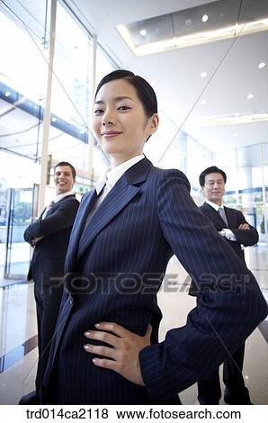 Stock Photo - person, people, westernperson, coucasian, severalhumanrace, oriental, orientals. Fotosearch