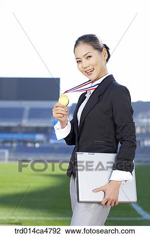 Stock Image - person, people, oriental, orientals, orientalpeople, korean, woman. Fotosearch