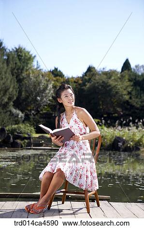 Stock Image - person, people, oriental, orientals, orientalpeople, korean, woman. Fotosearch