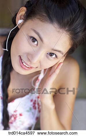 Stock Photo - person, people, oriental, orientals, orientalpeople, korean, woman. Fotosearch