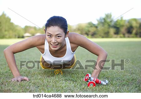 Stock Photo - person, people, oriental, orientals, orientalpeople, korean, woman. Fotosearch