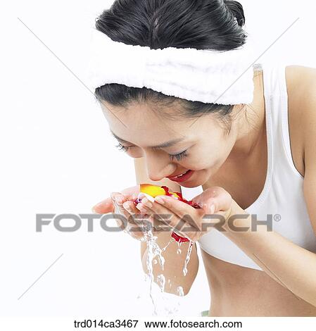 Stock Photo - person, people, oriental, orientals, orientalpeople, woman. Fotosearch