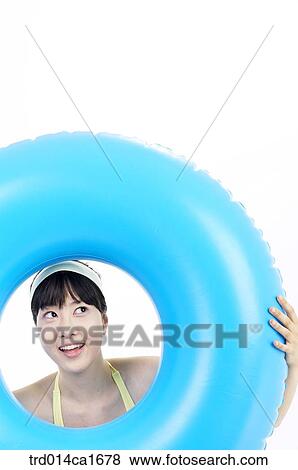 Stock Photo - person, people, oriental, orientals, orientalpeople, korean, woman. Fotosearch