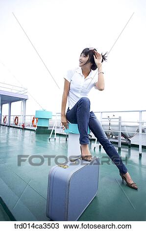 Stock Image - person, people, oriental, orientals, orientalpeople, woman. Fotosearch