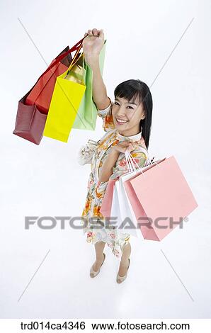 body, wholebody, smile, laugh, laughter, shopping, shoppingbag View Large Photo Image Stock Photograph - body, wholebody, smile, laugh, laughter, shopping, shoppingbag. Fotosearch